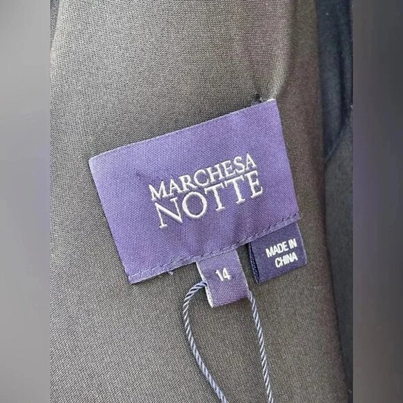 Marchesa Notte Stretch Cocktail Dress size 14 - Picture 10 of 16